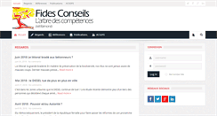 Desktop Screenshot of fidesconseils.eu